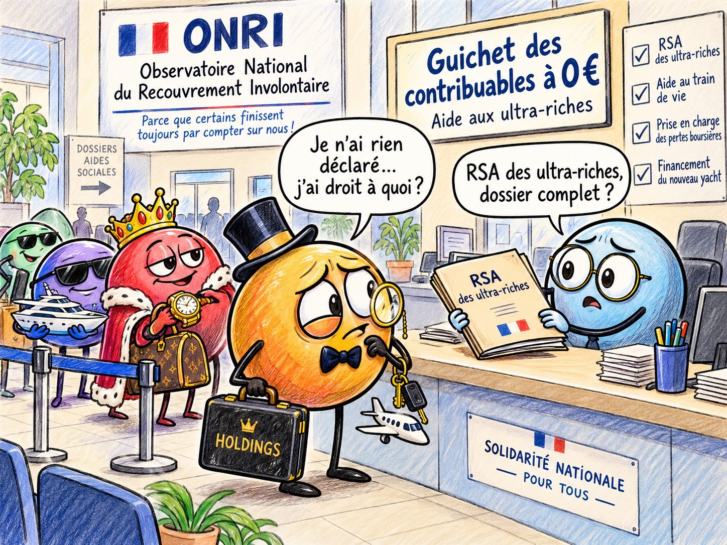 Le riche au royaume des aides sociales